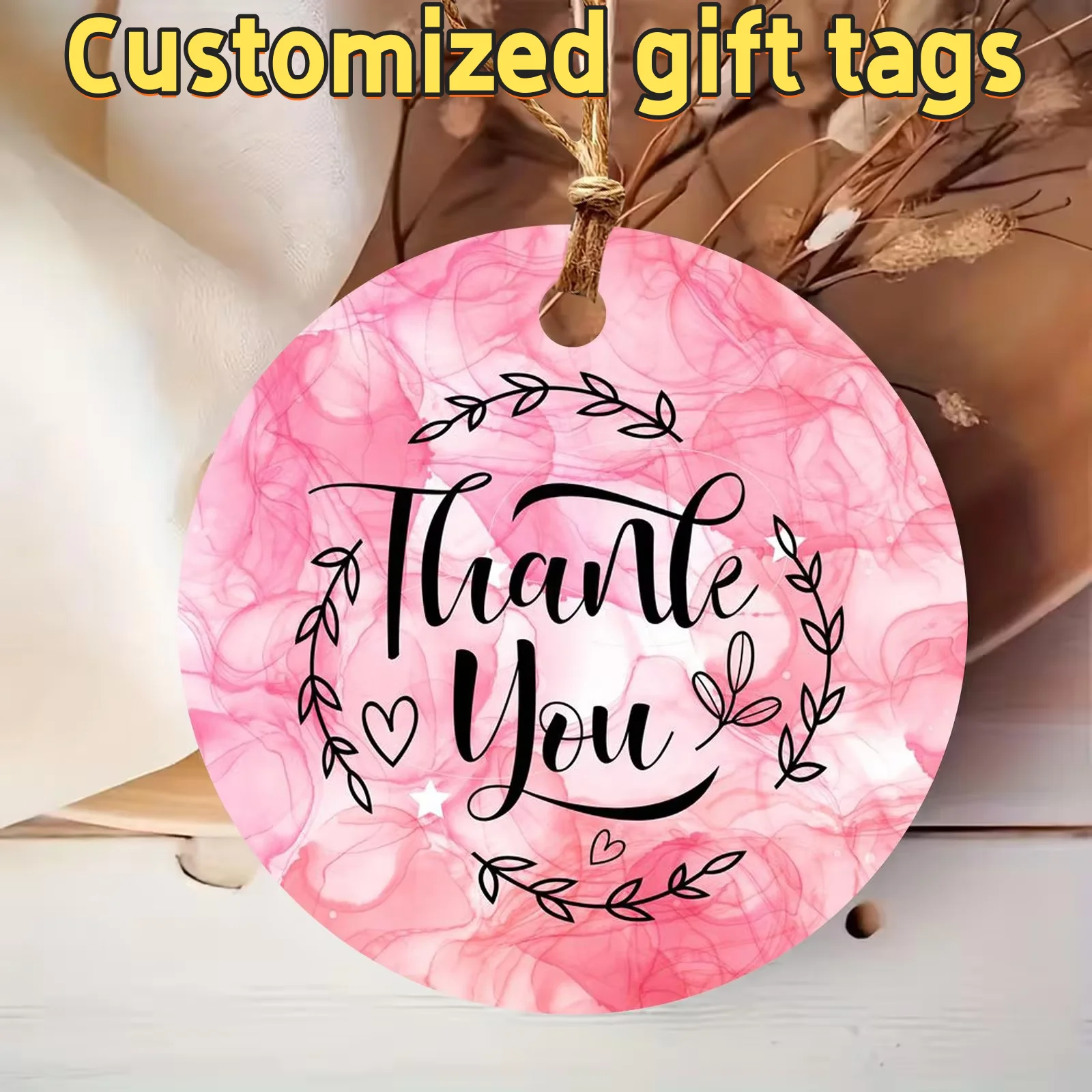 Custom pink gift tags, supporting personalized customization with names and dates. Suitable for commemorative ceremonies.
Custom pink gift tags, supporting personalized customization with names and dates. Suitable for commemorative ceremonies.