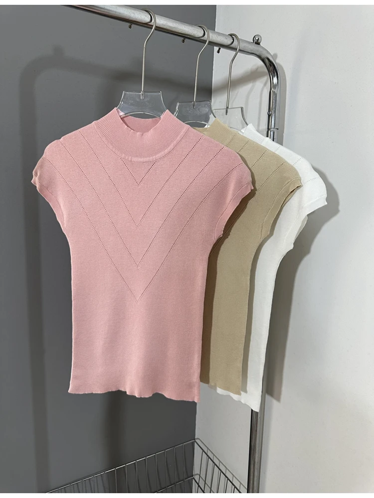 Slim Fit ort Sve Knit Top f Высокий воротник Base irt Весна Лето Новый Sle Sweet Цветной свитшот с капюшоном
Slim Fit ort Sve Knit Top f Высокий воротник Base irt Весна Лето Новый Sle Sweet Цветной свитшот с капюшоном
