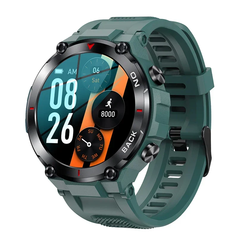 Gaines K37 Smart Watch GPS 1.32inch 480mAh Fitness Tracker Heart Rate Blood Oxygen Health Monitor Outdoor Sport Men Smartwatch
Gaines K37 Smart Watch GPS 1.32inch 480mAh Fitness Tracker Heart Rate Blood Oxygen Health Monitor Outdoor Sport Men Smartwatch
