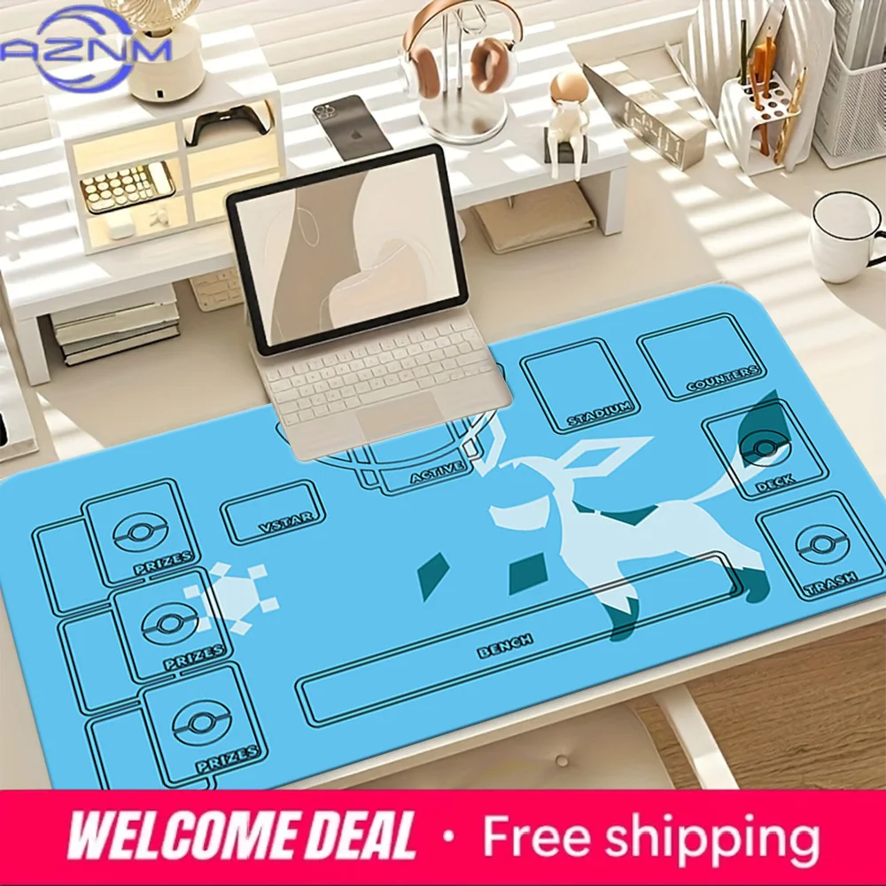 Minimalist Blue Glaceon Pokemon TCG Playmat Large Non-Slip Gaming Desk Mouse Pad Trading Card Game Table Mat
Minimalist Blue Glaceon Pokemon TCG Playmat Large Non-Slip Gaming Desk Mouse Pad Trading Card Game Table Mat
