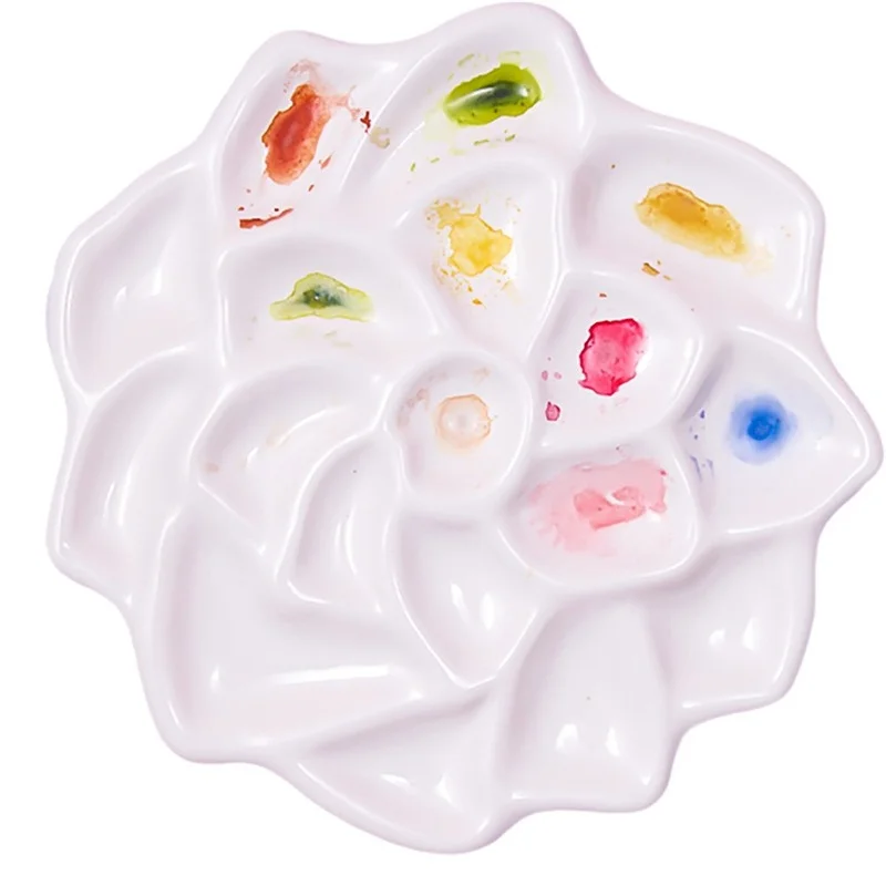 Watercolor Palette Imitated Porcelain Multi-Shape Professional Color Portable Painting Tool For Pro Painter Beginner
Watercolor Palette Imitated Porcelain Multi-Shape Professional Color Portable Painting Tool For Pro Painter Beginner