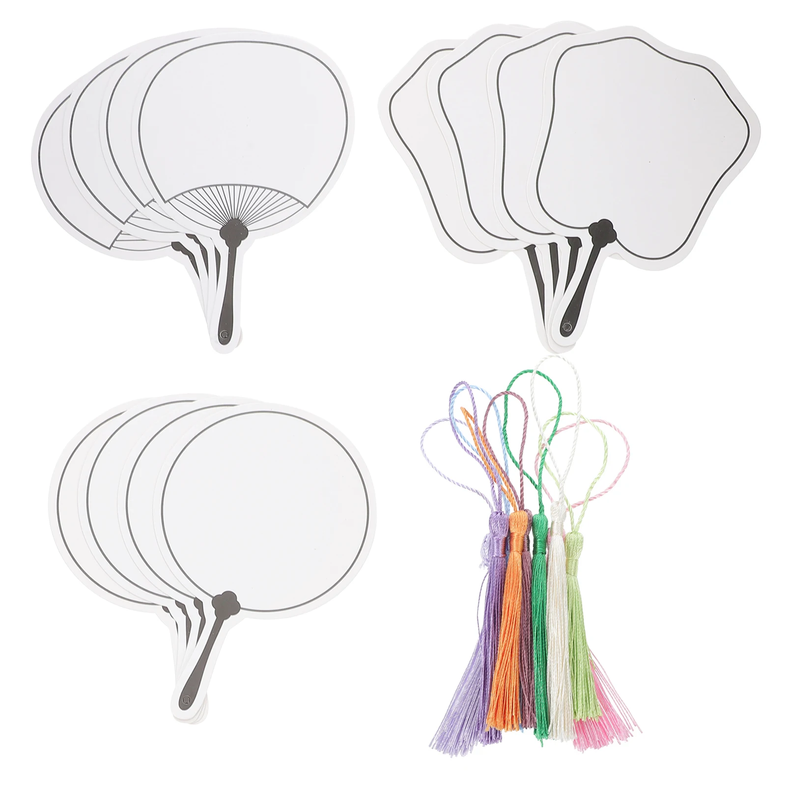 12 Pcs Tassel Fan Shaped Blank Graffiti Bookmarks Paper DIY Craft White Polyester Study Students Readers Writers
12 Pcs Tassel Fan Shaped Blank Graffiti Bookmarks Paper DIY Craft White Polyester Study Students Readers Writers