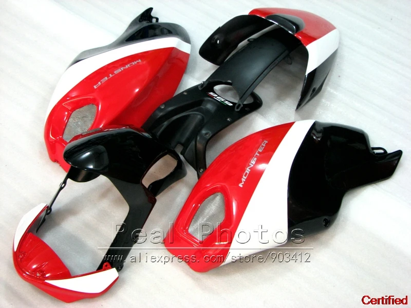 Motorcycle Fairing Kit For Ducati Injection Fairings Monster 696 Red Black White Fairing Set Monster 796 HR68
Motorcycle Fairing Kit For Ducati Injection Fairings Monster 696 Red Black White Fairing Set Monster 796 HR68