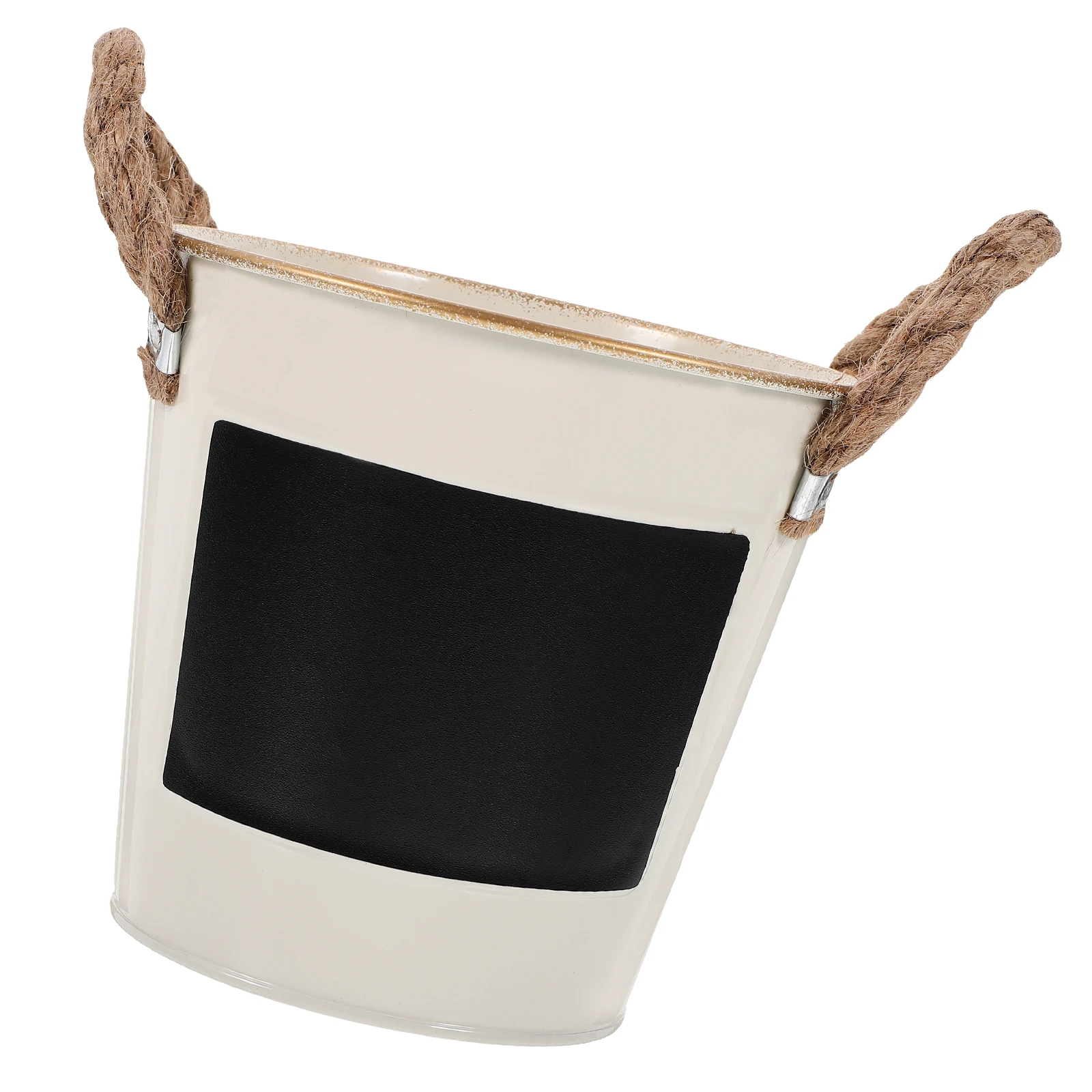 Small Blackboard Flower Pot Vintage Iron Planter Bucket Retro Plant Basket for Small Plants Creative Vase Garden Supplies Metal
Small Blackboard Flower Pot Vintage Iron Planter Bucket Retro Plant Basket for Small Plants Creative Vase Garden Supplies Metal