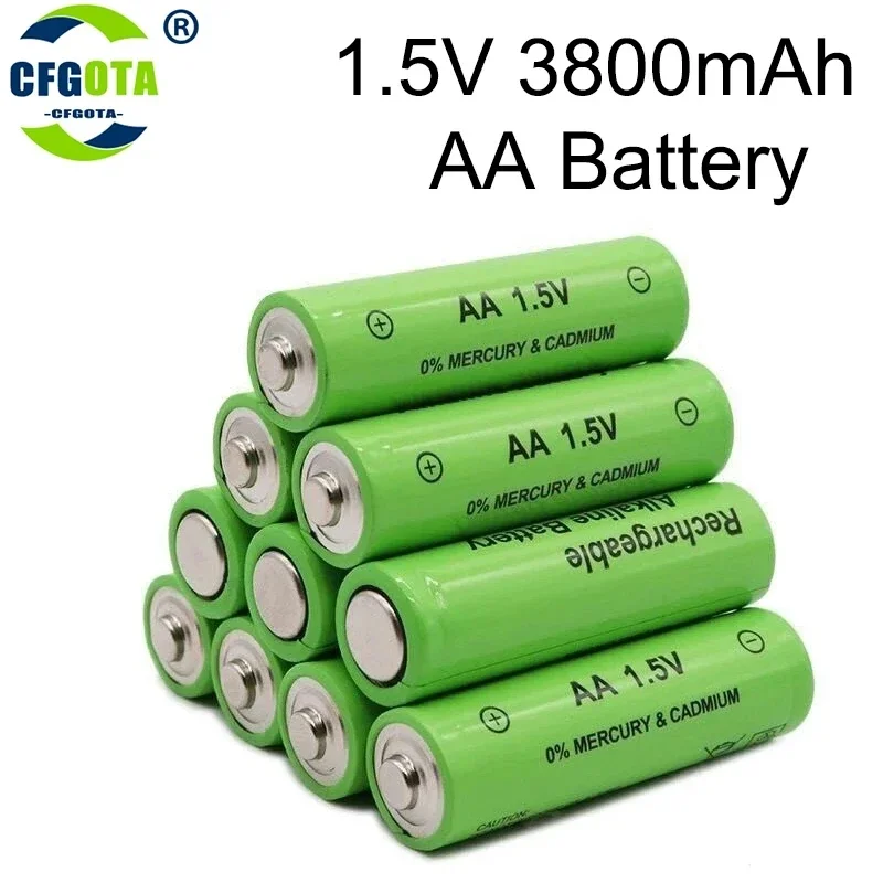 100% Original 1.5V 3800mAh NI MH AA Pre-Charged Rechargeable Batteries NI-MH Rechargeable AA Battery for Toys Camera Microphone
100% Original 1.5V 3800mAh NI MH AA Pre-Charged Rechargeable Batteries NI-MH Rechargeable AA Battery for Toys Camera Microphone