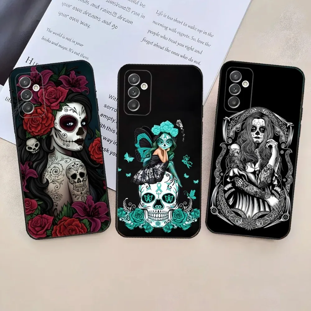 Mexican Catrina Skull Girl Phone Case For Samsung Galaxy A20,A21s,A22,A31,A32,A52,A53,A72,73,A80,A91 Soft Black Phone Cover
Mexican Catrina Skull Girl Phone Case For Samsung Galaxy A20,A21s,A22,A31,A32,A52,A53,A72,73,A80,A91 Soft Black Phone Cover
