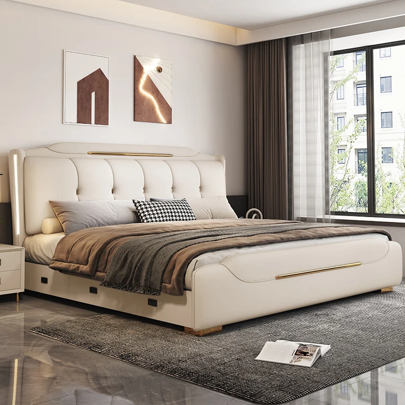 Normal Base Double Bed Decoration Elegant Beige Adults Cloud Double Bed Wooden Japanese Modern Camas De Dormitorio Furniture
Normal Base Double Bed Decoration Elegant Beige Adults Cloud Double Bed Wooden Japanese Modern Camas De Dormitorio Furniture