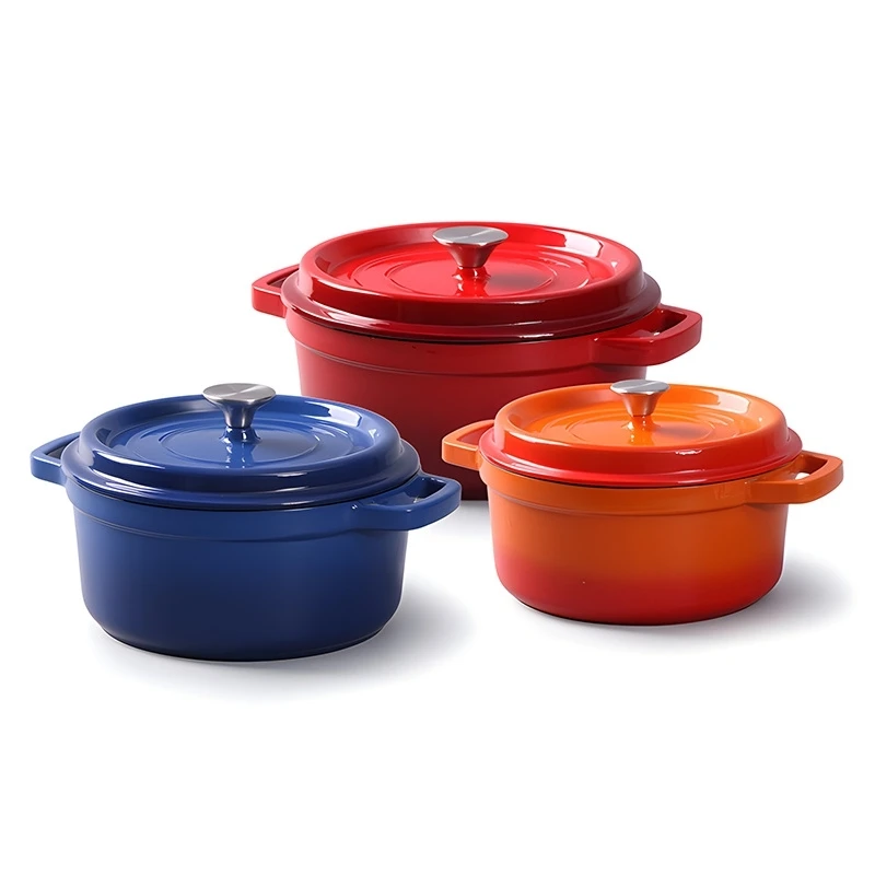 26Cm 5L Enameled Cast Iron Cookware Casserole Soup Cooking Saucepan Green Dutch Oven With Stainless Steel Knobs
26Cm 5L Enameled Cast Iron Cookware Casserole Soup Cooking Saucepan Green Dutch Oven With Stainless Steel Knobs