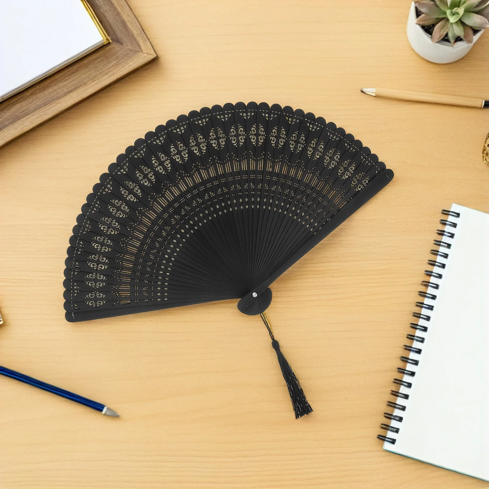 Elegant Black Bamboo Folding Chinese Fan Hollowed-Out Decorative Handheld Folding Fan for Dance Performance Photography and
Elegant Black Bamboo Folding Chinese Fan Hollowed-Out Decorative Handheld Folding Fan for Dance Performance Photography and