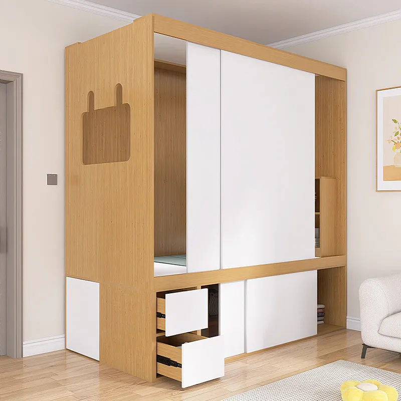 Tatami locker combination small apartment furniture fully enclosed bed
Tatami locker combination small apartment furniture fully enclosed bed
