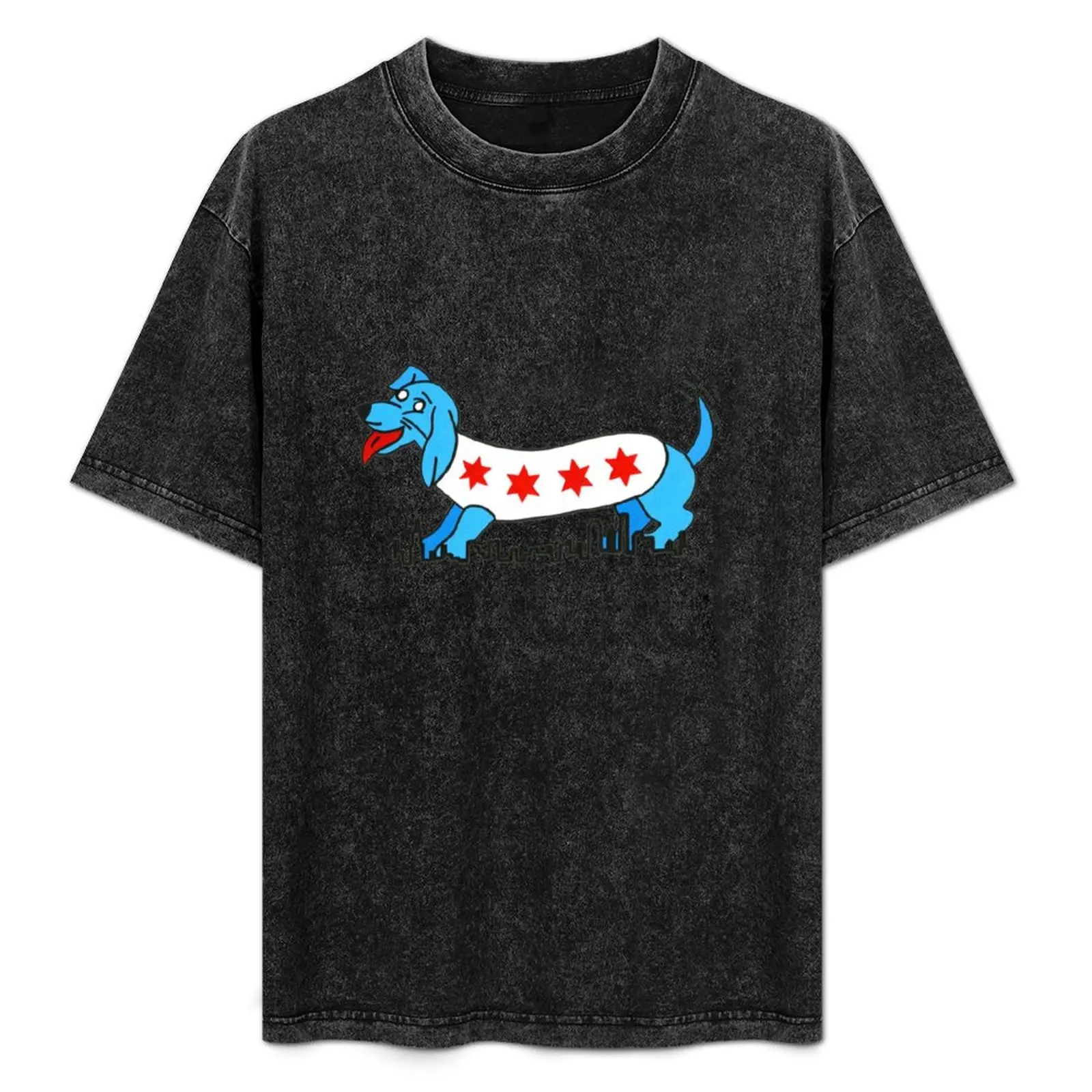 Chicago Style Dog T-Shirt Urban Casual Loose Fit Tee
Chicago Style Dog T-Shirt Urban Casual Loose Fit Tee