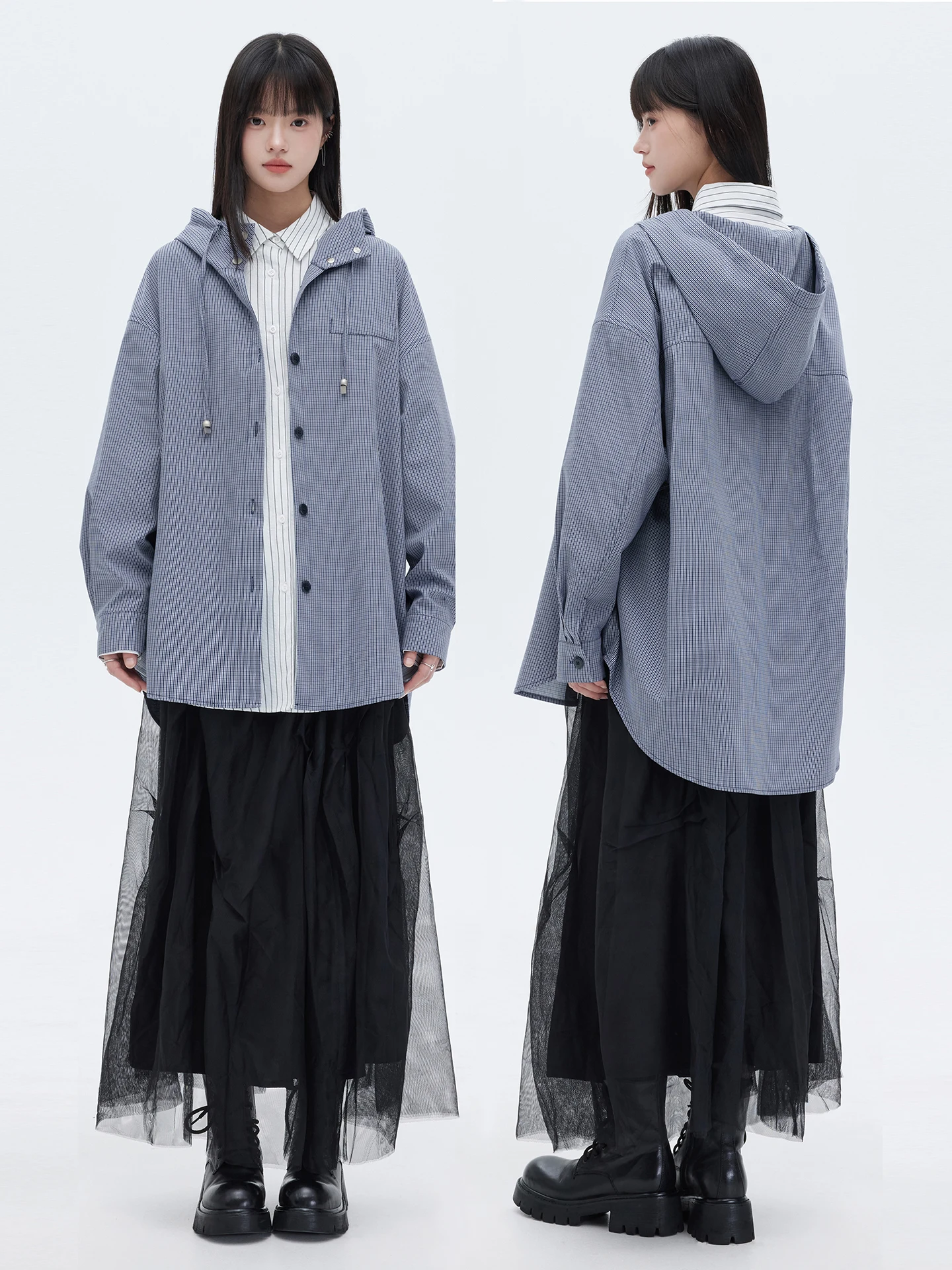Queen Cotton Plaid Hooded Dstring irt Women's Mid-Length Oversized oulder Coat Spring 2026 Commute Sle Casual Outerwear
Queen Cotton Plaid Hooded Dstring irt Women's Mid-Length Oversized oulder Coat Spring 2026 Commute Sle Casual Outerwear