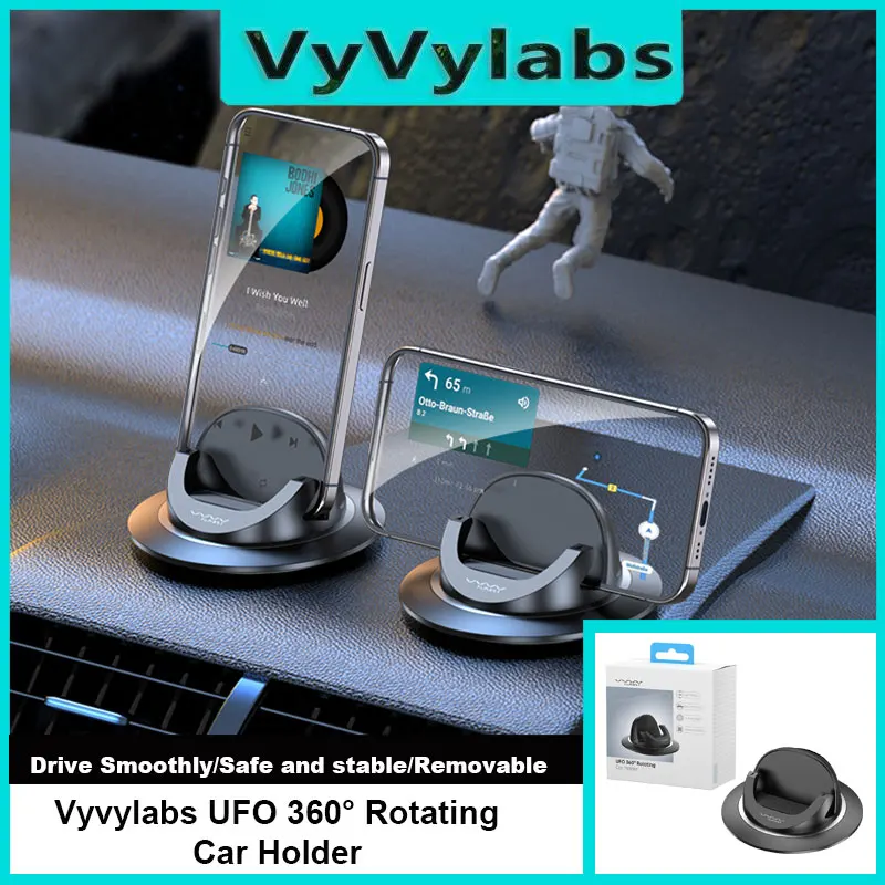 VYVYLABS Car Phone Holder 360° Rotating Car Holder Dashboard Universal Mobile Stand For Car Accessories For iPhone 16 15 14
VYVYLABS Car Phone Holder 360° Rotating Car Holder Dashboard Universal Mobile Stand For Car Accessories For iPhone 16 15 14