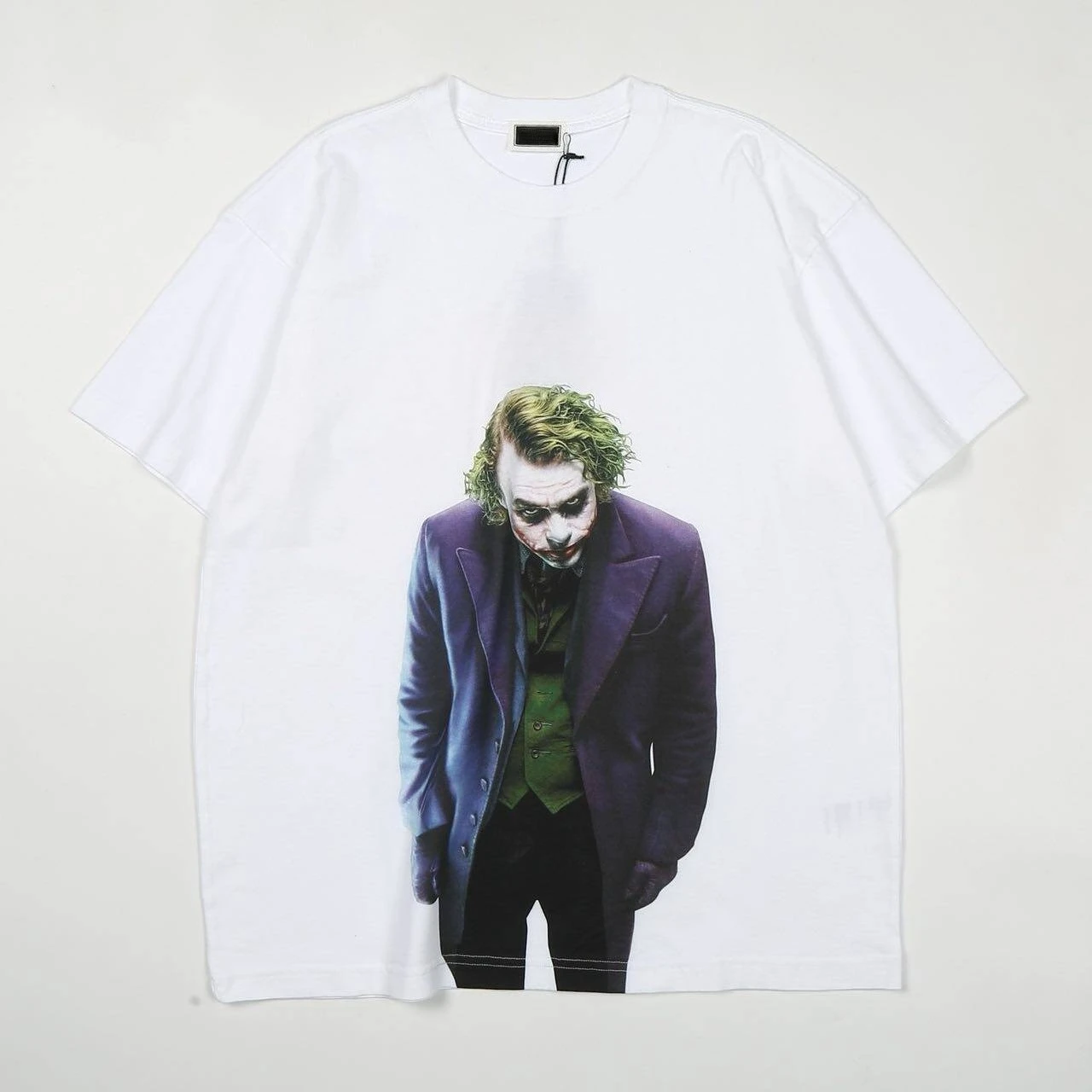American casual niche print short-sleeved T-shirt
American casual niche print short-sleeved T-shirt