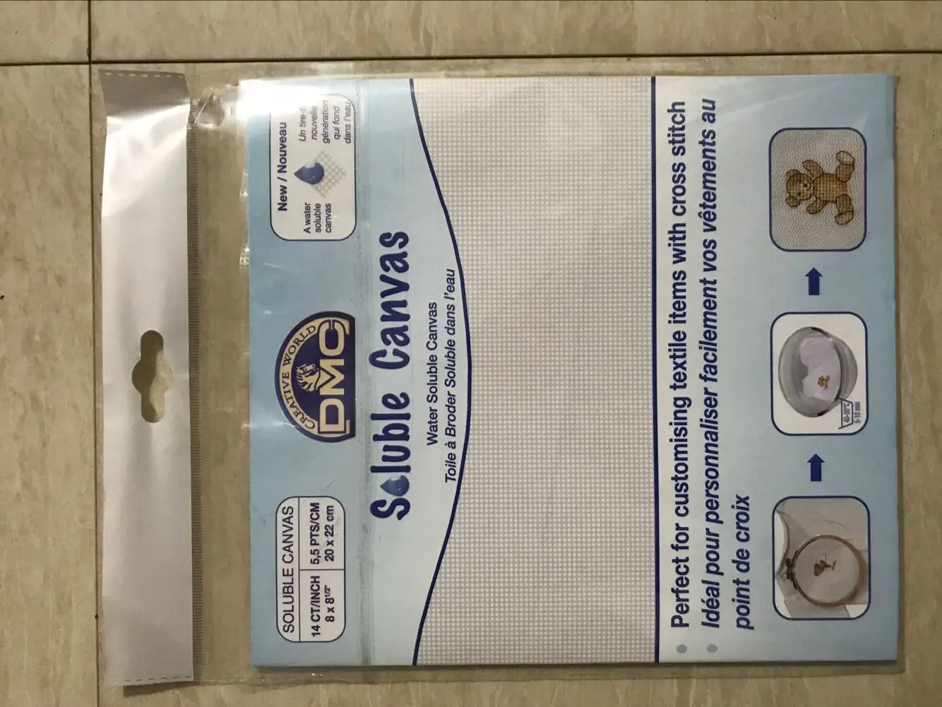 dmc water soluble canvas Magic canvas cloth 14ct cross stitch fabric disappear in water DIY handmade embroidery for clothes
dmc water soluble canvas Magic canvas cloth 14ct cross stitch fabric disappear in water DIY handmade embroidery for clothes