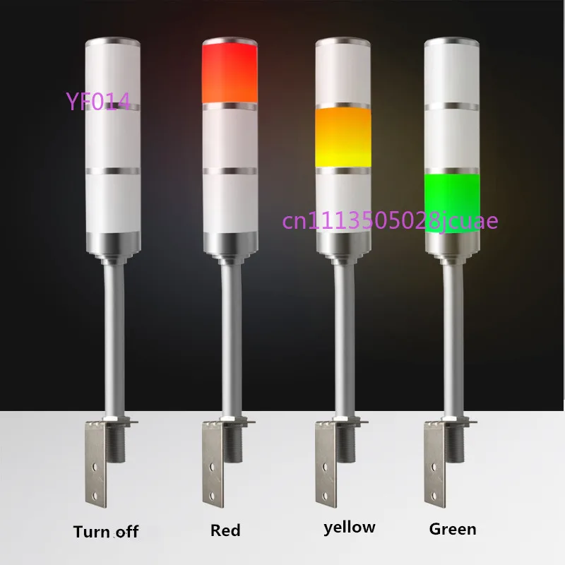 Industrial Multilayer Stack Alarm Light, 3-Tier LED Safety Signal Lamp with L Rod for Equipment
Industrial Multilayer Stack Alarm Light, 3-Tier LED Safety Signal Lamp with L Rod for Equipment
