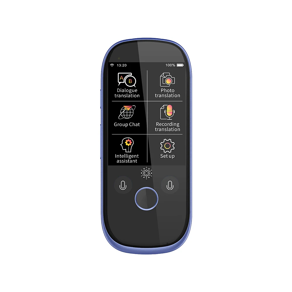 K1 pro 2.4 Inch Screen Voice Translator Smart Business Travel AI Translation Machine
K1 pro 2.4 Inch Screen Voice Translator Smart Business Travel AI Translation Machine