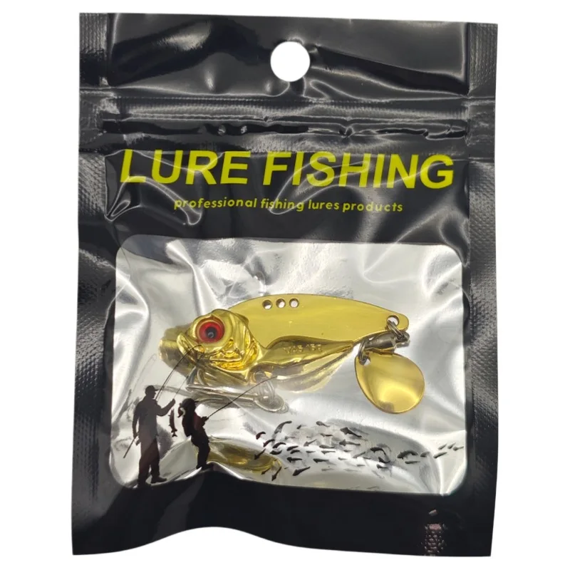 3D Real Eye Metal VIB Lure 10/15g Gold Silver 360° Rotating Spoon Sinking Jig Bait for Pike Perch Trout
3D Real Eye Metal VIB Lure 10/15g Gold Silver 360° Rotating Spoon Sinking Jig Bait for Pike Perch Trout