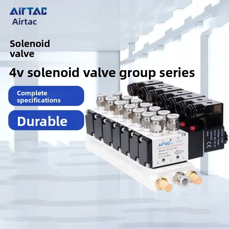 Manifold Station Solenoid Valve 3 port 2 position Multi-way Combination DC12V DC24V AC220V With Fitting Solenoid Valves 3V210-08
Manifold Station Solenoid Valve 3 port 2 position Multi-way Combination DC12V DC24V AC220V With Fitting Solenoid Valves 3V210-08