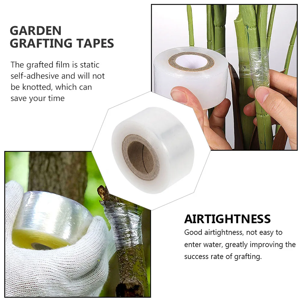 6 Rolls Grafting Film Self Adhesive Tape Plant Protection White Duct Flexible Durable Budding Grafting Trees Plastic Wrapping
6 Rolls Grafting Film Self Adhesive Tape Plant Protection White Duct Flexible Durable Budding Grafting Trees Plastic Wrapping