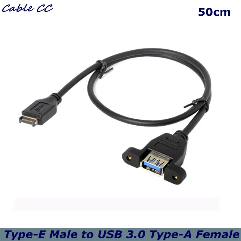 50cm USB 3.0 Female Pair Type-e Computer Host Rear Motherboard Connection Cable With Panel Mounting Screws To Secure Data Cable
50cm USB 3.0 Female Pair Type-e Computer Host Rear Motherboard Connection Cable With Panel Mounting Screws To Secure Data Cable