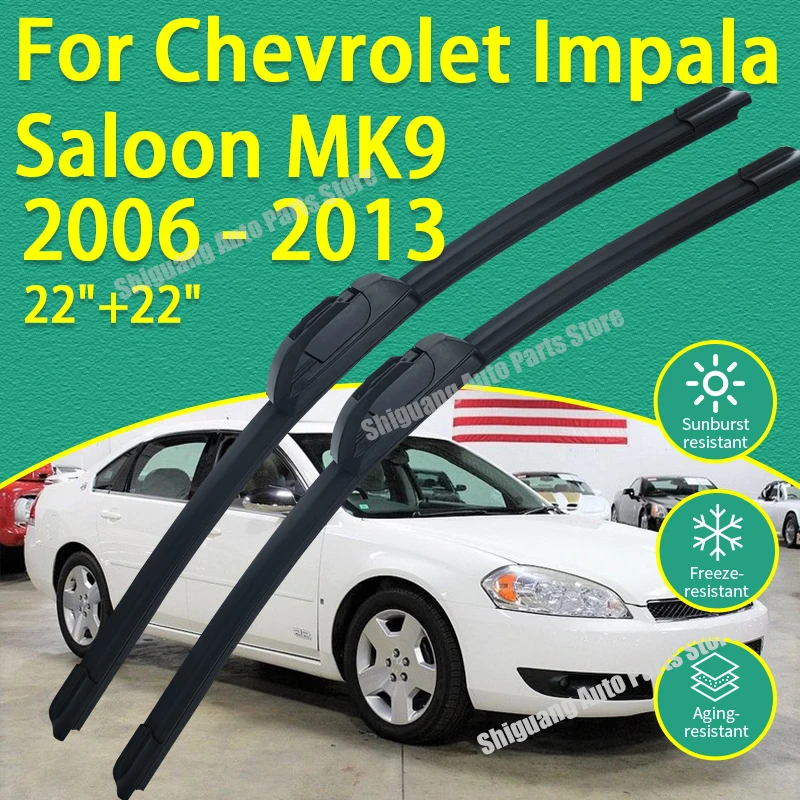 Front Silicone Coating Wipers for Chevrolet Impala Saloon MK9 2006 - 2013 Car Wiper Windshield Windscreen Blades Accessories
Front Silicone Coating Wipers for Chevrolet Impala Saloon MK9 2006 - 2013 Car Wiper Windshield Windscreen Blades Accessories