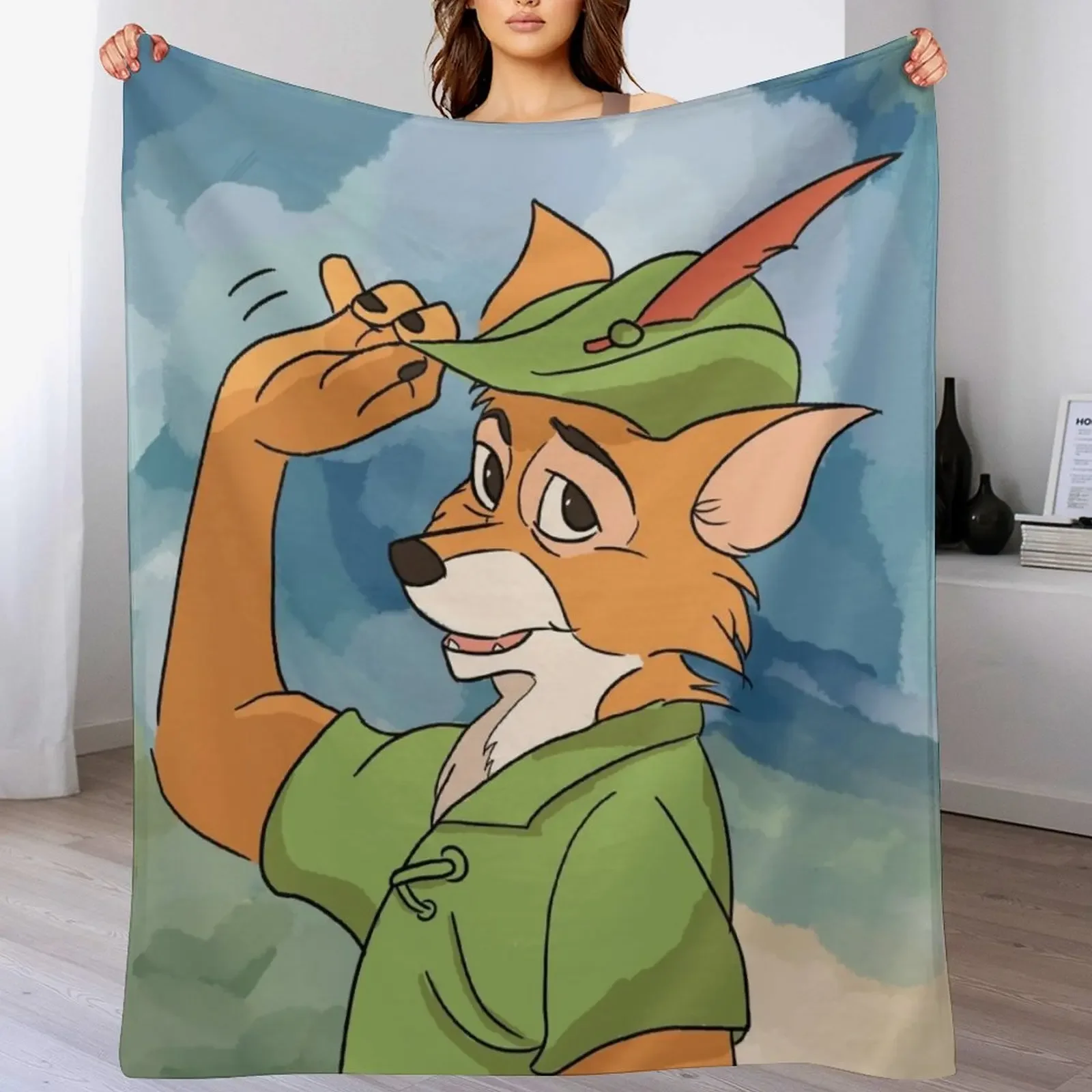 Robin Hood Throw Blanket Lightweight Warm Blanket for Travel Camping
Robin Hood Throw Blanket Lightweight Warm Blanket for Travel Camping