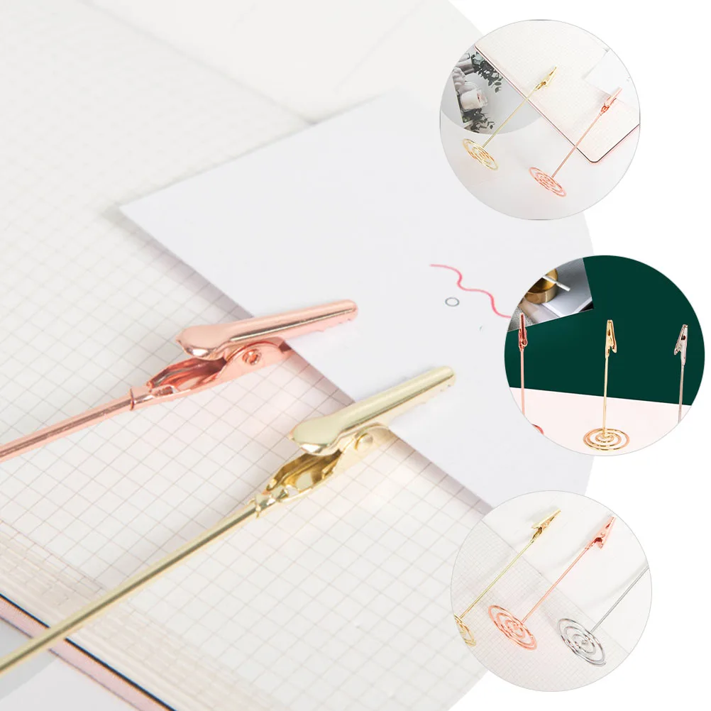 Iron Note Holder Memo Clip Stand Table Sign Photocard Picture Frame Holders Label Clips Wire Sturdy Wedding Banquet
Iron Note Holder Memo Clip Stand Table Sign Photocard Picture Frame Holders Label Clips Wire Sturdy Wedding Banquet