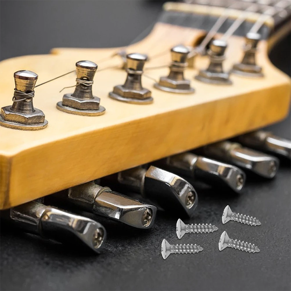 100pcs For Electric Bass Durable Metal Mounting Screws Replacement Repair Kit Compatible With Acoustic Bass Guitar
100pcs For Electric Bass Durable Metal Mounting Screws Replacement Repair Kit Compatible With Acoustic Bass Guitar