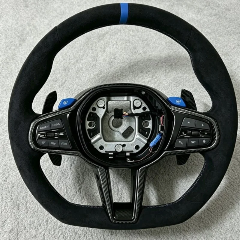 Factory Direct Carbon Fiber CS Sport Steering Wheel For BMW G05 G08 G11 G12 G15 G20 G22 G30 G31 G36 G38 G87 M3 G80 M4 G82 G42 M5
Factory Direct Carbon Fiber CS Sport Steering Wheel For BMW G05 G08 G11 G12 G15 G20 G22 G30 G31 G36 G38 G87 M3 G80 M4 G82 G42 M5