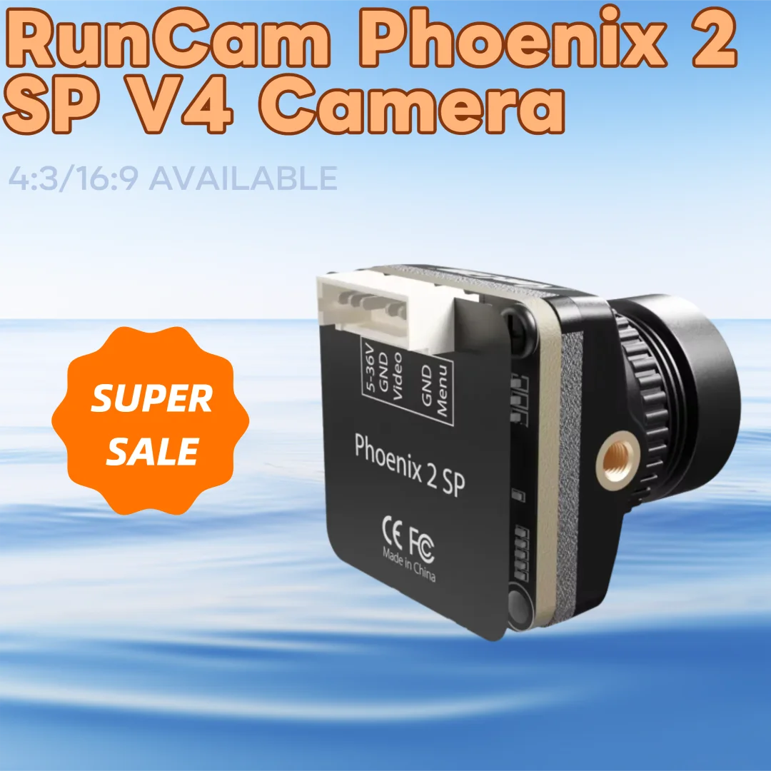 RunCam Phoenix 2 SP V4 Camera 5-36V Screen Ratio 4:3/16:9 Available 19*19*22mm Night View for RC FPV Racing Drones Quadcopter
RunCam Phoenix 2 SP V4 Camera 5-36V Screen Ratio 4:3/16:9 Available 19*19*22mm Night View for RC FPV Racing Drones Quadcopter