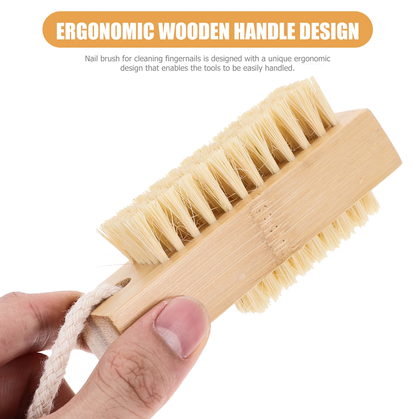 2Pcs Sturdy Bamboo Sisal Nail Brush Portable Fingernail Scrub for Travel Bathroom Garden Sink Cleaning 125 Nail Brush
2Pcs Sturdy Bamboo Sisal Nail Brush Portable Fingernail Scrub for Travel Bathroom Garden Sink Cleaning 125 Nail Brush