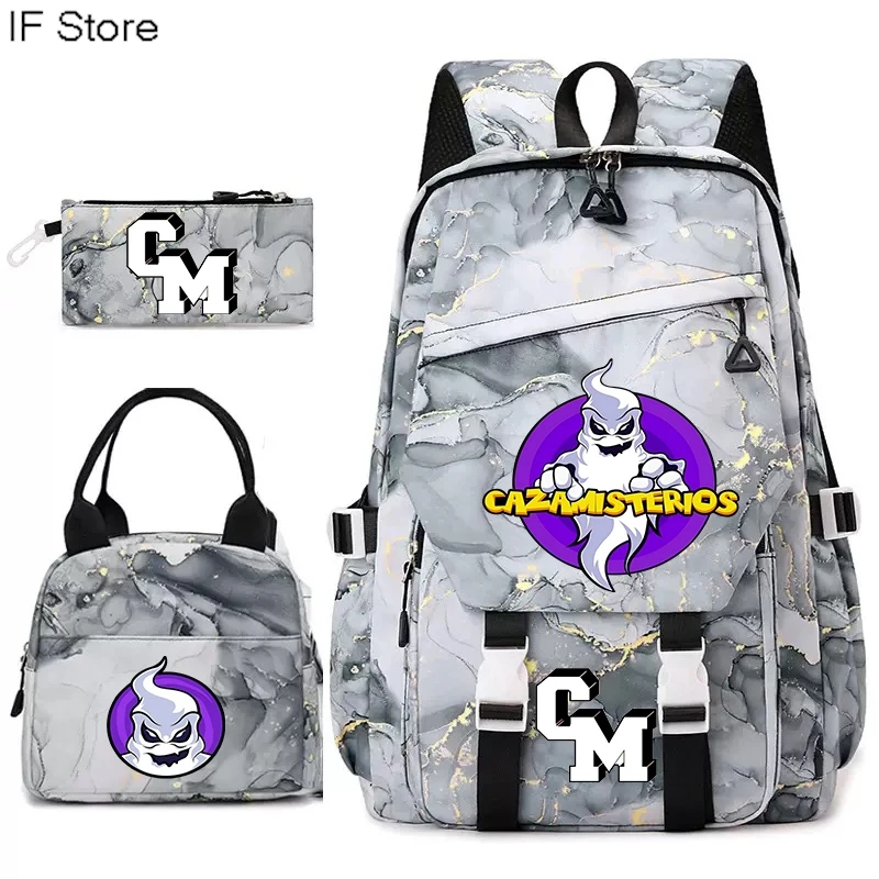 CLUB MISTERIO three piece backpack set Boy and girl lunch box bag pencil case Fashionable large capacity High Quality Backpacks
CLUB MISTERIO three piece backpack set Boy and girl lunch box bag pencil case Fashionable large capacity High Quality Backpacks