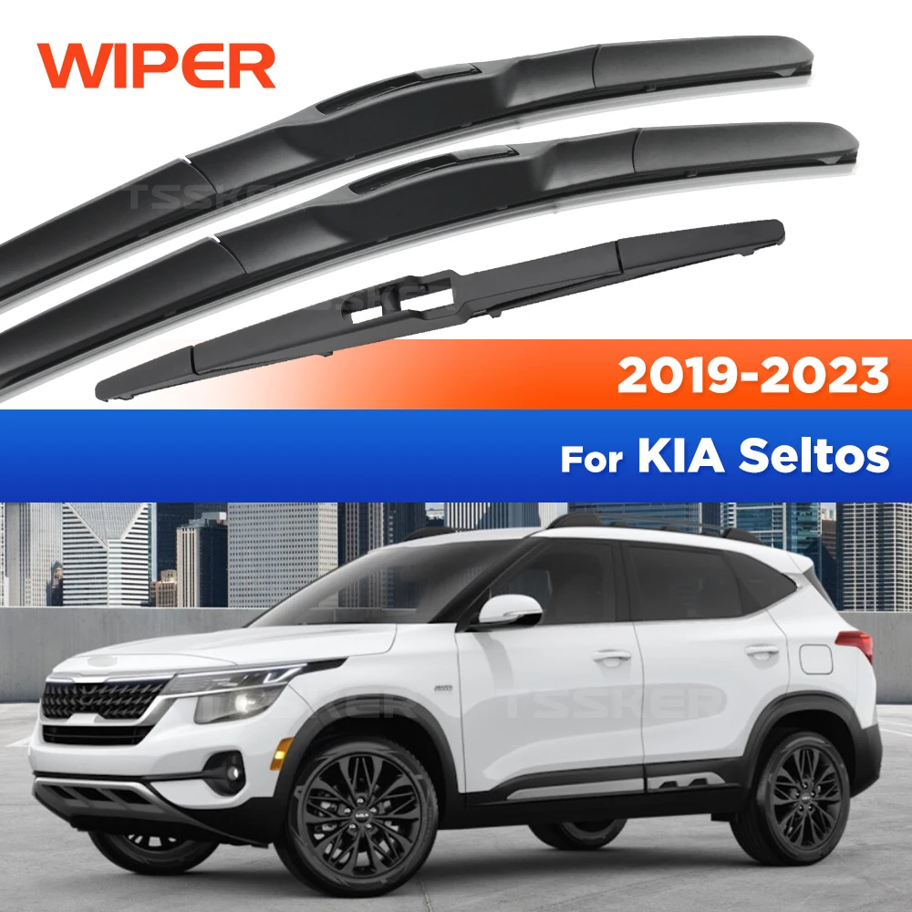 Front & Rear Wiper For KIA Seltos 2019-2023 2020 2021 2022 Wiper Blades Windshield Windscreen Window Brushes 24"+18"+11"
Front & Rear Wiper For KIA Seltos 2019-2023 2020 2021 2022 Wiper Blades Windshield Windscreen Window Brushes 24"+18"+11"