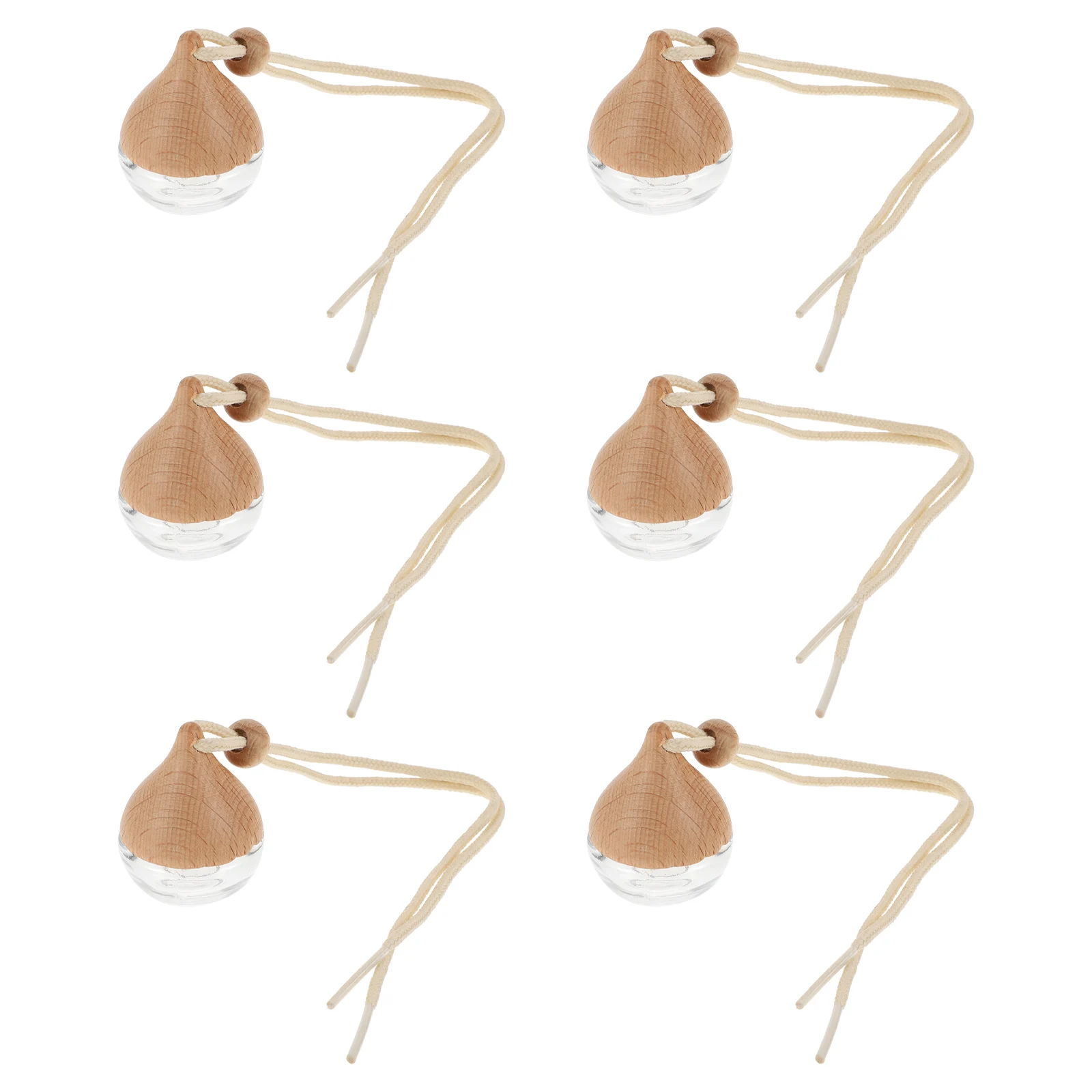 6 Pcs Car Perfume Bottle Hanging Diffuser Small Refillable Essential Oil Decor Pendant for Car Home
6 Pcs Car Perfume Bottle Hanging Diffuser Small Refillable Essential Oil Decor Pendant for Car Home