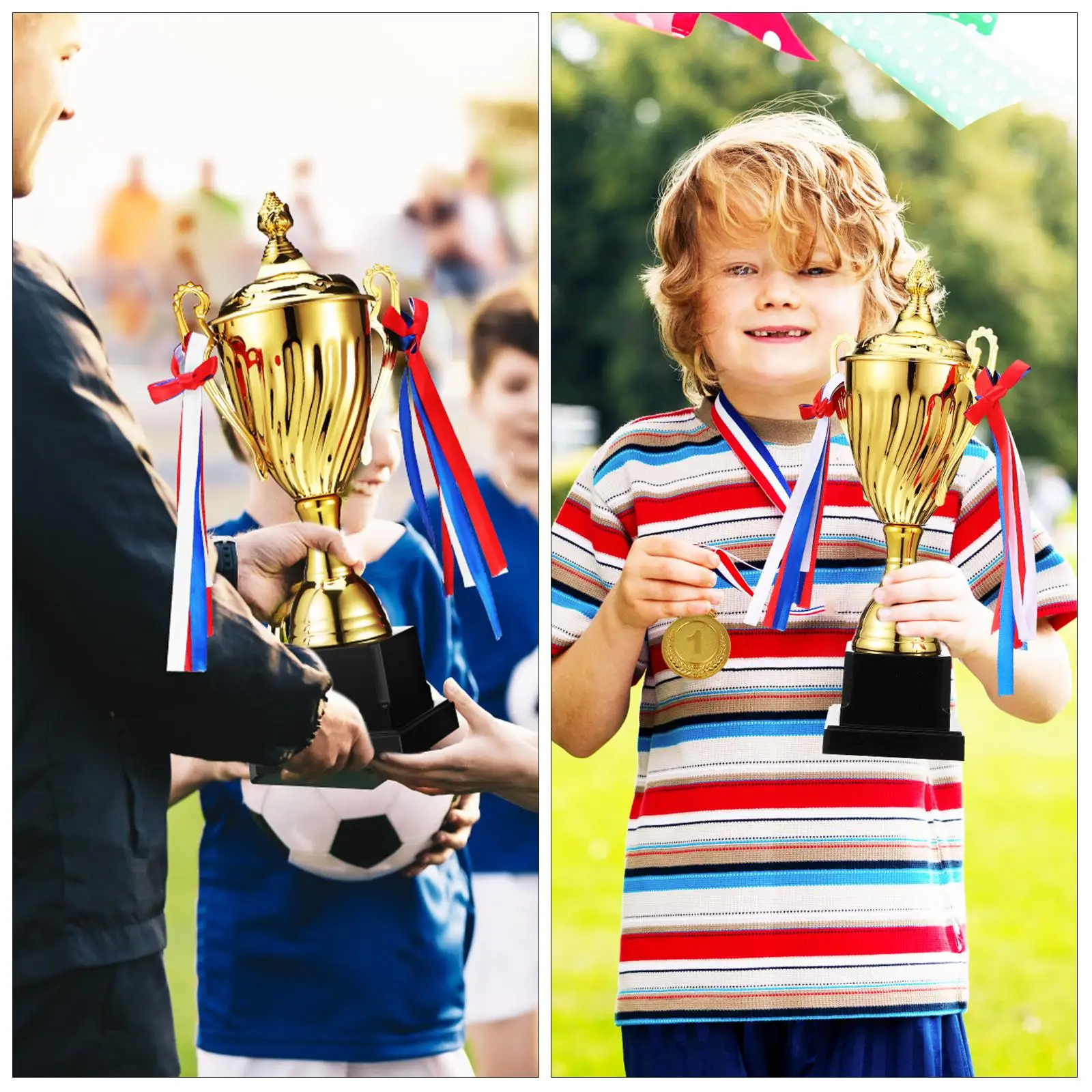 1Pcs Metal Trophy 32x14cm Large Size Award Cup for Basketball Football Sports Events Souvenirs Big Trophy High
1Pcs Metal Trophy 32x14cm Large Size Award Cup for Basketball Football Sports Events Souvenirs Big Trophy High