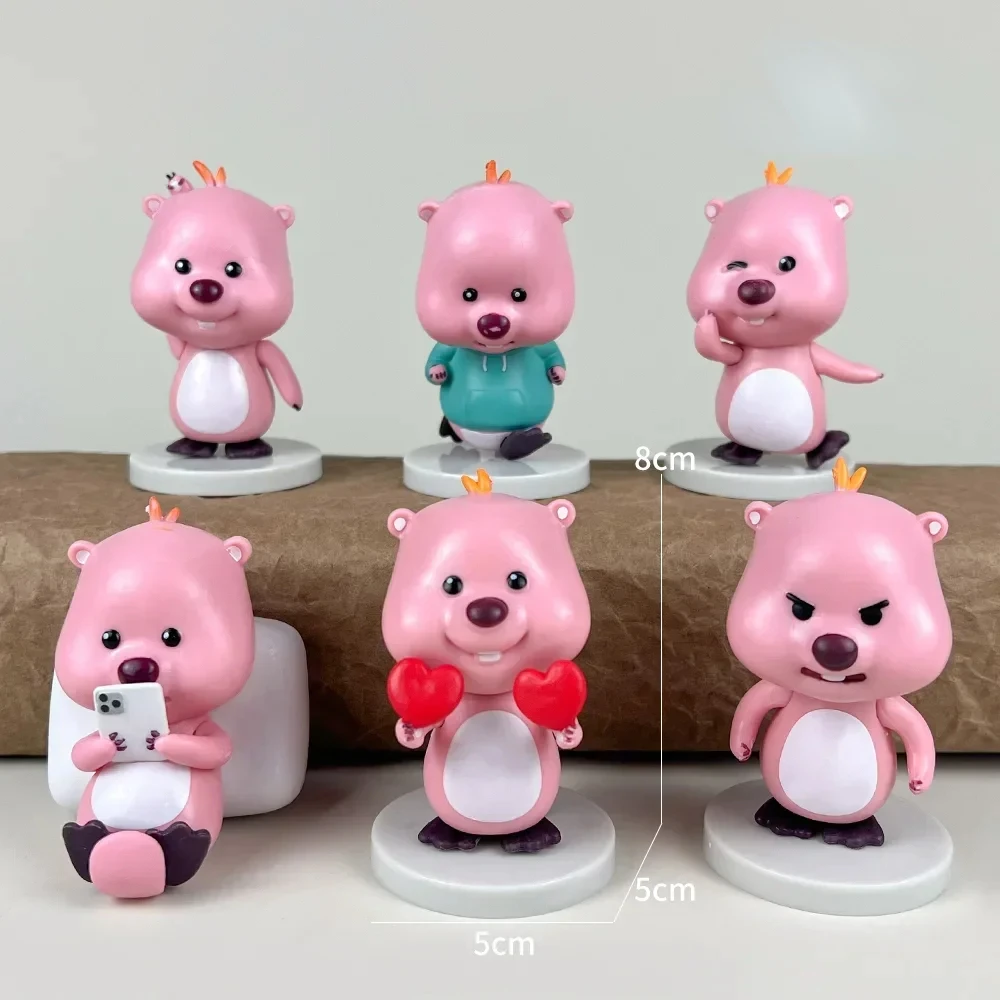 6Pcs/set Loopy Ruby Anime Action Figures Kawaii Cute Beaver Cartoon Collection Pvc Model Doll Christma Ornament Gift Toy
6Pcs/set Loopy Ruby Anime Action Figures Kawaii Cute Beaver Cartoon Collection Pvc Model Doll Christma Ornament Gift Toy