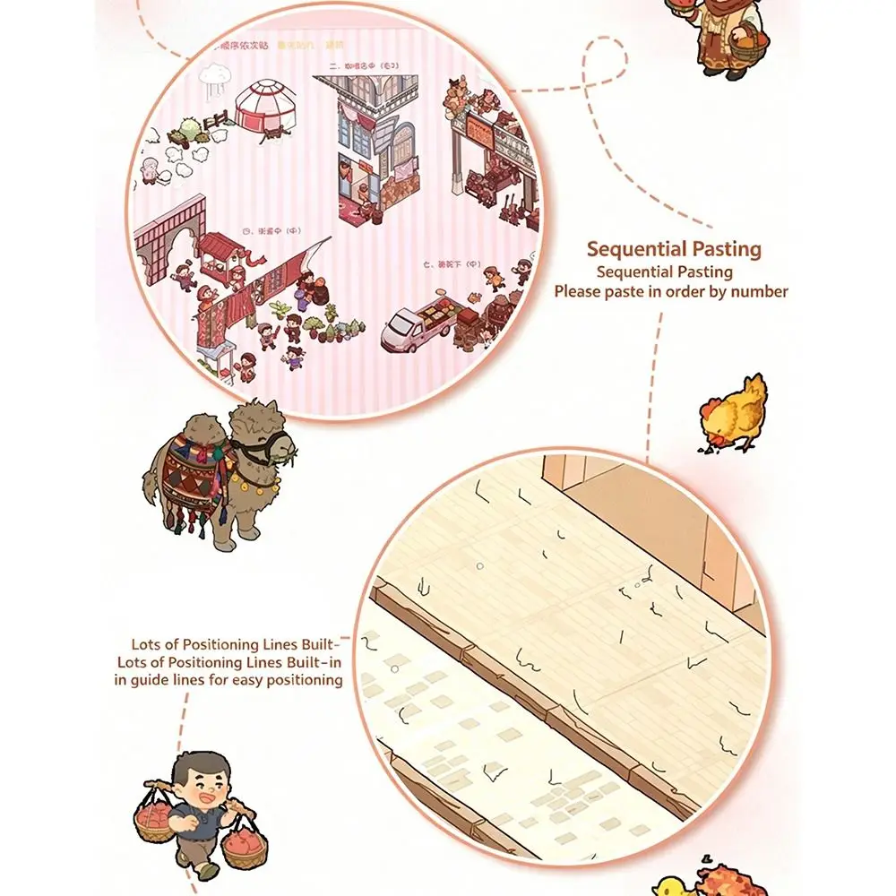 Kawaii Design Landscape Sticker DIY Design Festival Theme 3D City Sticker Special Economic Zone Street Scene Sticker
Kawaii Design Landscape Sticker DIY Design Festival Theme 3D City Sticker Special Economic Zone Street Scene Sticker