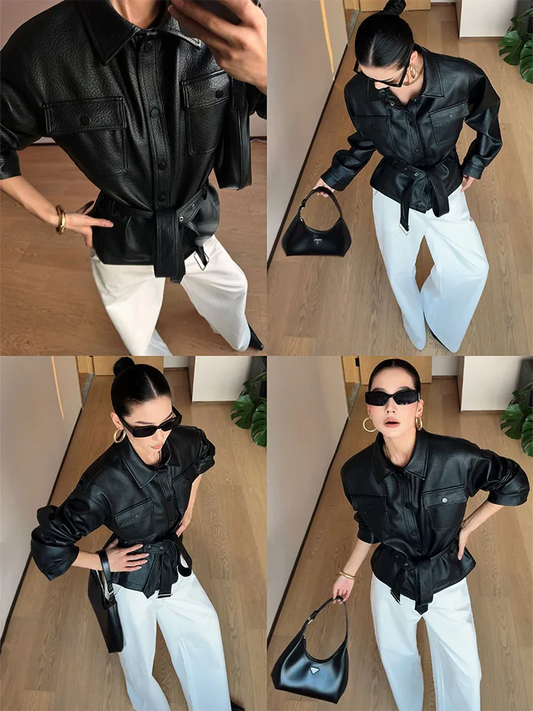 CIZZLEMORE женское мотоциклетное пальто Jaet Bla с поясом на талии для похудения из синтетической кожи молодежное пальто обычной длины, модное
CIZZLEMORE женское мотоциклетное пальто Jaet Bla с поясом на талии для похудения из синтетической кожи молодежное пальто обычной длины, модное