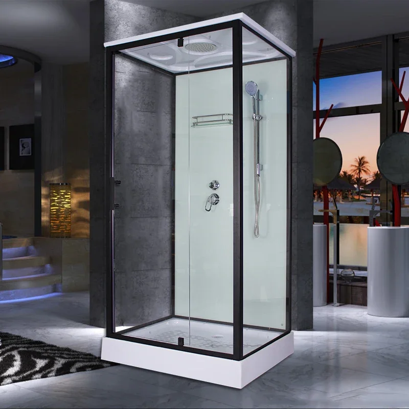 Bathroom integrated toilet tempered glass bath room bath warm air bath room partition
Bathroom integrated toilet tempered glass bath room bath warm air bath room partition
