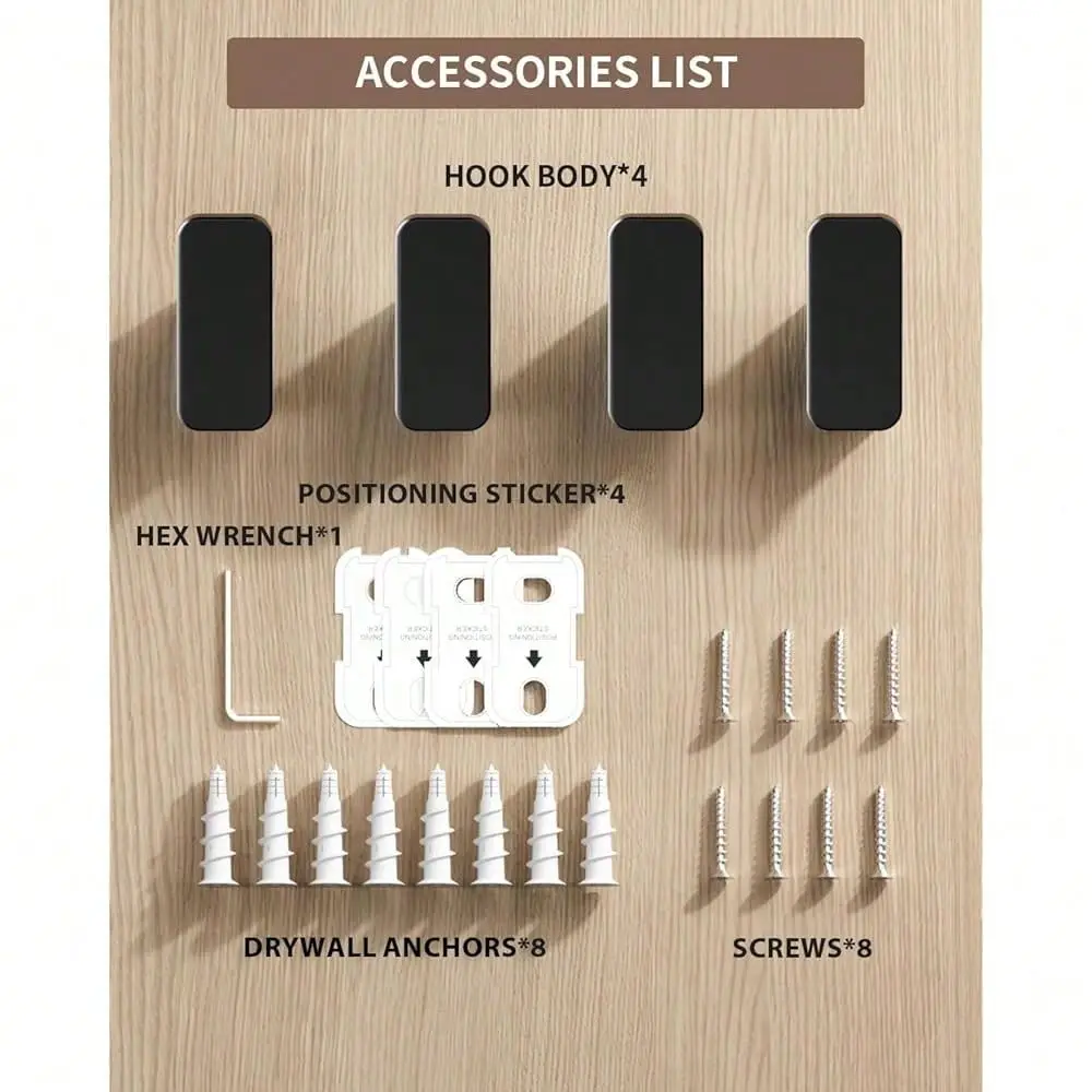 Matte Black Towel Hook For Bathroom, Robe Coat Hook, Heavy Duty Wall Hooks For Hanging Bag Hat Mudroom Bedroom Shower Closet, D
Matte Black Towel Hook For Bathroom, Robe Coat Hook, Heavy Duty Wall Hooks For Hanging Bag Hat Mudroom Bedroom Shower Closet, D