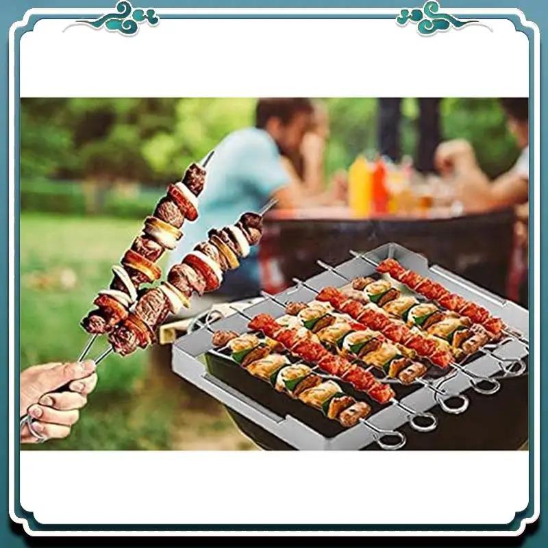 Надежный складной гриль для барбекю, гриль из нержавеющей стали, портативные инструменты для барбекю на открытом воздухе, шампуры, выбор для барбекю
Надежный складной гриль для барбекю, гриль из нержавеющей стали, портативные инструменты для барбекю на открытом воздухе, шампуры, выбор для барбекю