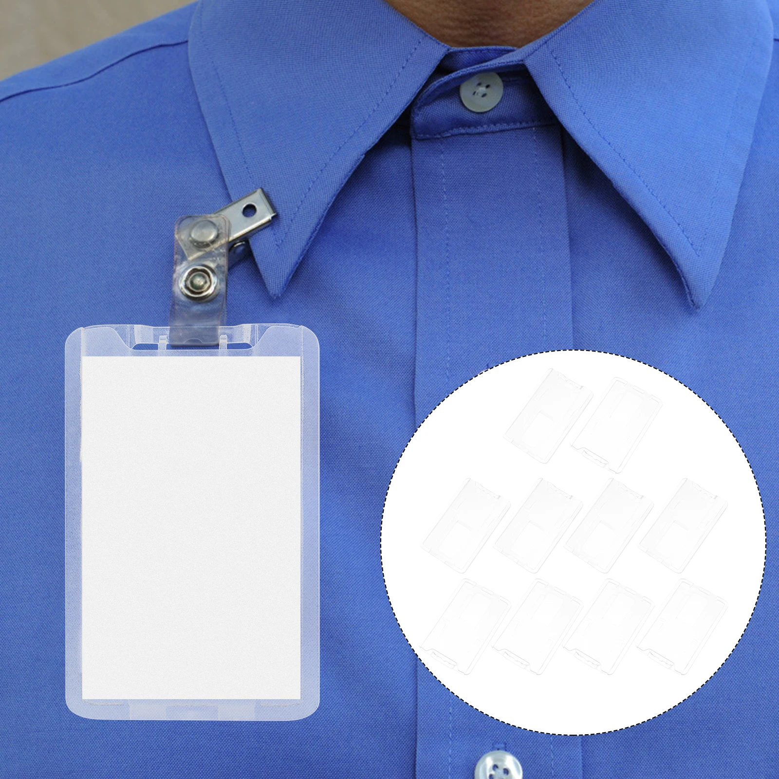 10pcs Id Plastic Waterproof Dustproof Business Card Protector Employee Bus Badge Sleeve Security Credentials Holder Protector
10pcs Id Plastic Waterproof Dustproof Business Card Protector Employee Bus Badge Sleeve Security Credentials Holder Protector