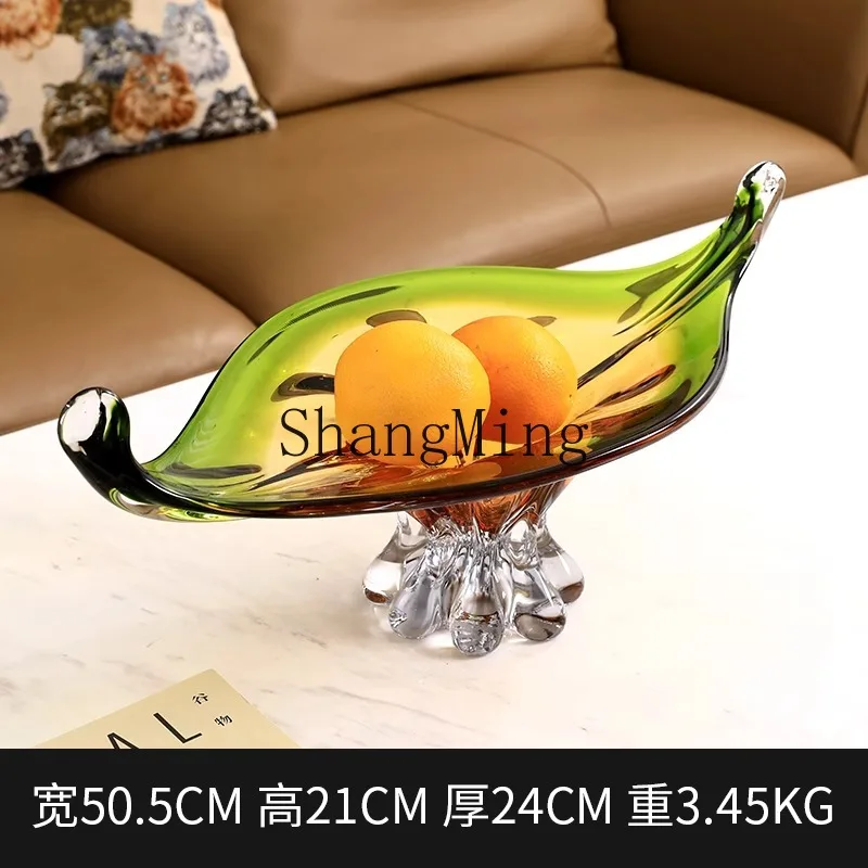 LXY light luxury high-end glass fruit plate household living room coffee table exquisite snack display
LXY light luxury high-end glass fruit plate household living room coffee table exquisite snack display