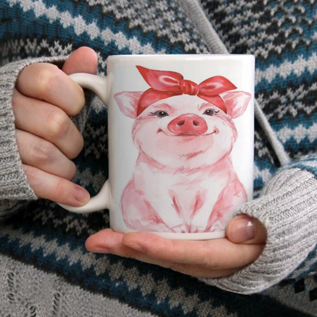 Piggy in redCoffee Mug Tea Cup 11oz Coffee Cup Funny Birthday Ceramic Mug Personalized Cup 
Piggy in redCoffee Mug Tea Cup 11oz Coffee Cup Funny Birthday Ceramic Mug Personalized Cup