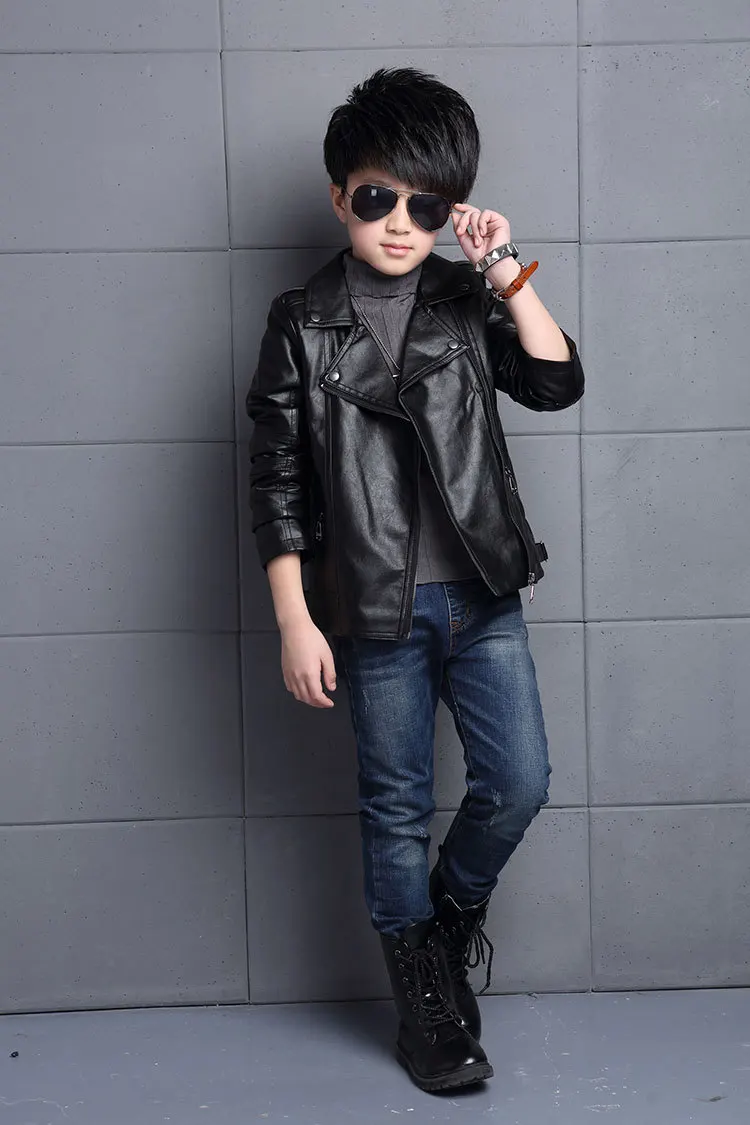 Boys Waterproof PU Leather Jacket 9 Sc9afb743b6df433cbe8241d353009c20f