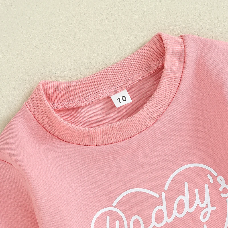 Baby Girl Fall Outfits Letter Print Crew Neck Long Sleeve Sweatshirts Long Pants 2Pcs Clothes Set
Baby Girl Fall Outfits Letter Print Crew Neck Long Sleeve Sweatshirts Long Pants 2Pcs Clothes Set