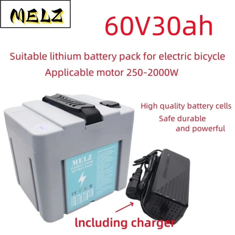 The new national standard 60V30Ah is suitable for 250-2000W 18650 lithium battery packs, large capacity batteries+67.2V chargers
The new national standard 60V30Ah is suitable for 250-2000W 18650 lithium battery packs, large capacity batteries+67.2V chargers
