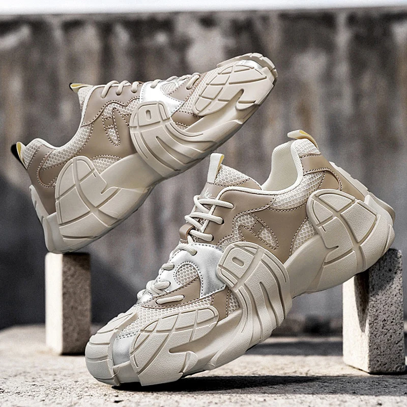 Спортивные дышащие мужские повседневные кроссовки, осень 2023, новая мужская повседневная обувь, модная нескользящая уличная мужская обувь на толстой подошве, черная
Спортивные дышащие мужские повседневные кроссовки, осень 2023, новая мужская повседневная обувь, модная нескользящая уличная мужская обувь на толстой подошве, черная