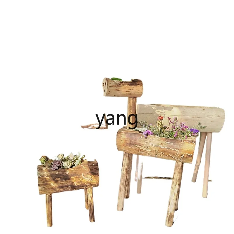 L'm'm Solid Wood Deer Flower Stand Wood Succulent Flower Pot Plant Corner Decoration
L'm'm Solid Wood Deer Flower Stand Wood Succulent Flower Pot Plant Corner Decoration